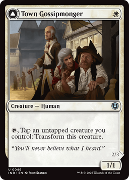 Town Gossipmonger (INR-046) - Innistrad Remastered