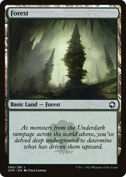 Forest (280) (AFR-280) - Adventures in the Forgotten Realms Foil