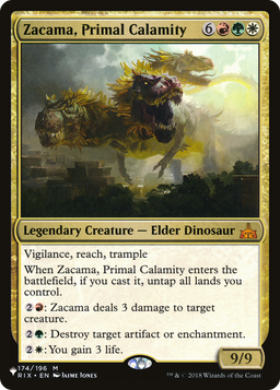Zacama, Primal Calamity (LIST-174/196) - The List