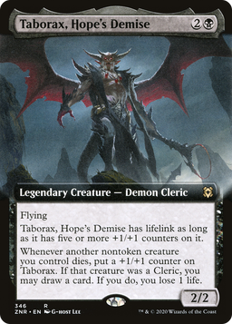 Taborax, Hope's Demise (Extended Art) (ZNR-346) - Zendikar Rising: (Extended Art) Foil