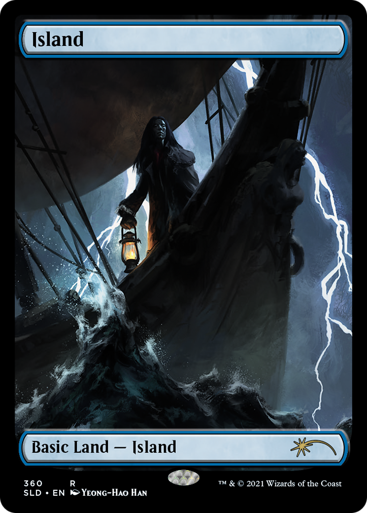 Island (The Dracula Lands) (SLD-360) - Secret Lair Drop Foil