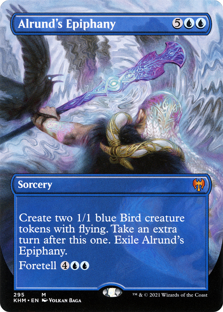 Alrund's Epiphany (Borderless) (KHM-295) - Kaldheim Foil
