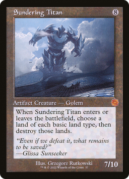 Sundering Titan (BRR-057) - The Brothers' War Retro Artifacts
