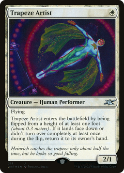 Trapeze Artist (Galaxy Foil) (UNF-318) - Unfinity Foil