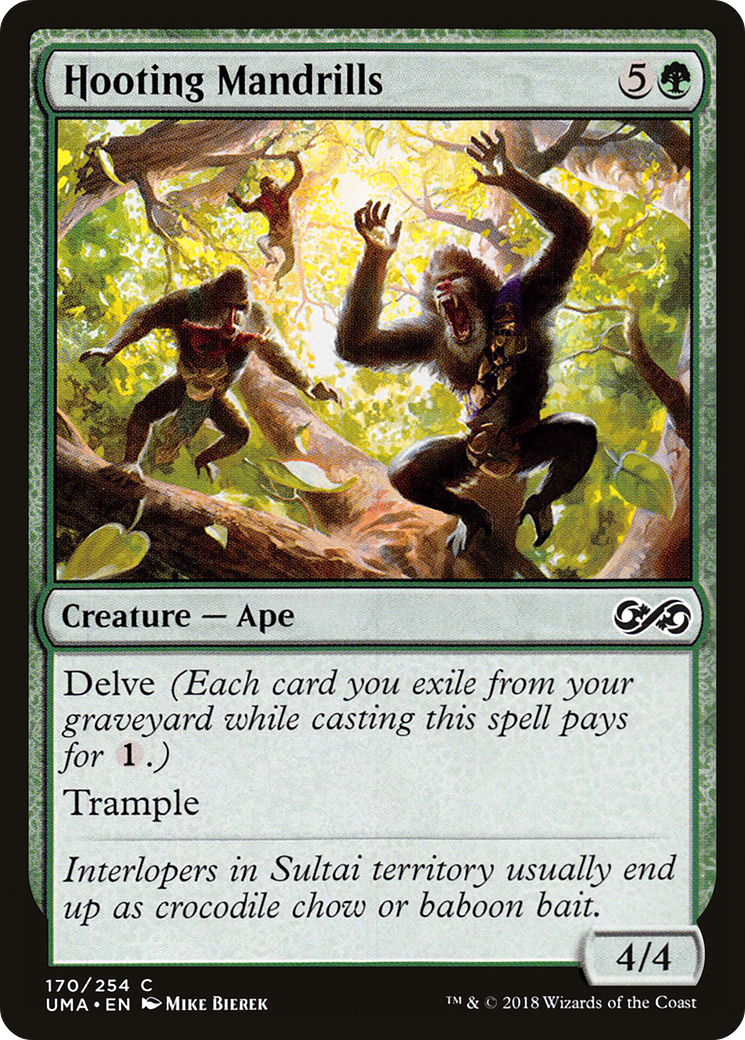 Hooting Mandrills (UMA-170) - Ultimate Masters Foil