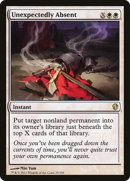 Unexpectedly Absent (C13-025) - Commander 2013