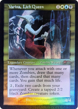 Varina, Lich Queen (Retro Frame) (SLD-861) - Secret Lair Drop Foil