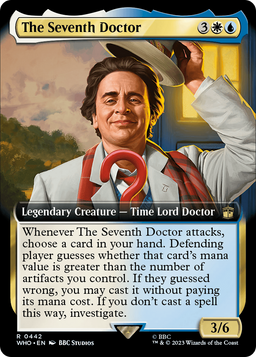 The Seventh Doctor (Extended Art) (WHO-442) - Doctor Who: (Extended Art)