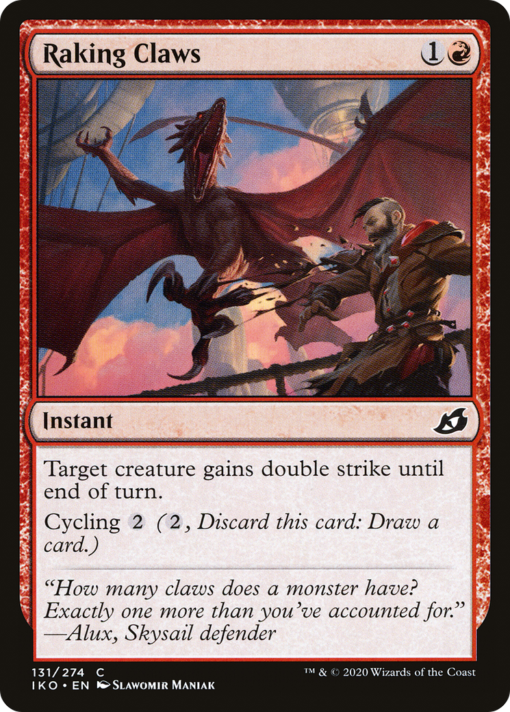 Raking Claws (IKO-131) - Ikoria: Lair of Behemoths Foil