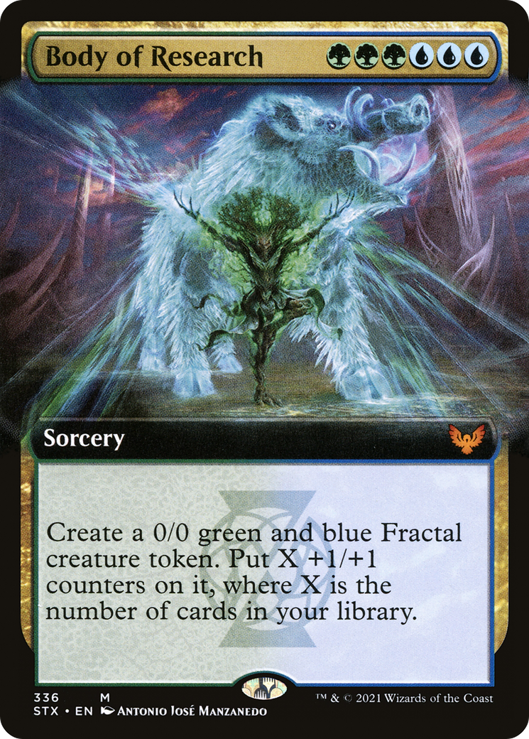 Body of Research (Extended Art) (STX-336) - Strixhaven: School of Mages: (Extended Art)