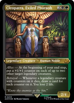 Cleopatra, Exiled Pharaoh (ACR-233) - Assassin's Creed Etched Foil