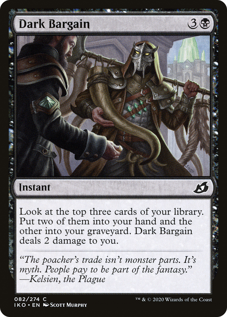 Dark Bargain (IKO-082) - Ikoria: Lair of Behemoths Foil