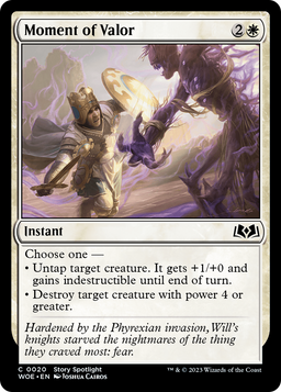 Moment of Valor (WOE-020) - Wilds of Eldraine Foil
