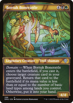 Bortuk Bonerattle (Showcase) (DMU-296) - Dominaria United: (Showcase)