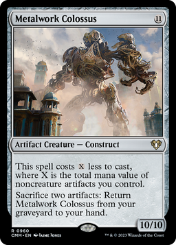 Metalwork Colossus (CMM-960) - Commander Masters
