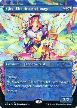 Glen Elendra Archmage (SLD-115) - Secret Lair Drop (Borderless) Foil