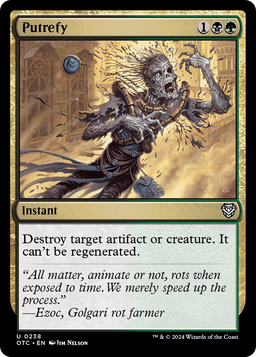 Putrefy (OTC-238) - Outlaws of Thunder Junction Commander