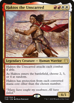 Haktos the Unscarred (THB-218) - Theros Beyond Death