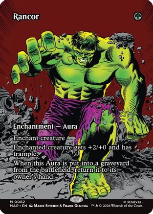 Rancor (Borderless) (MAR-082) - Marvel Universe Eternal-Legal Foil