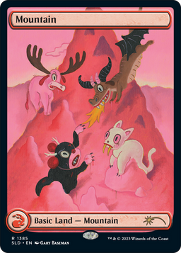 Mountain (1385) (SLD-1385) - Secret Lair Drop: (Full Art) Foil
