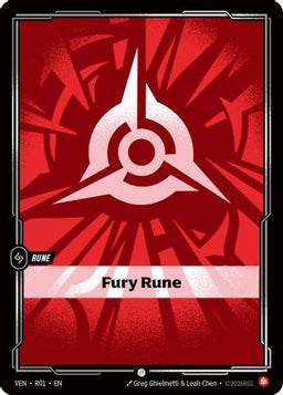 Fury Rune (R01) - Vendetta Foil