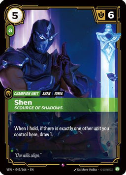 Shen, Scourge of Shadows (042/166) - Vendetta Foil