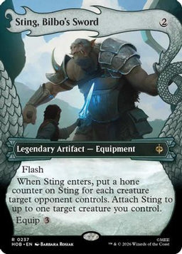Sting, Bilbo's Sword (Showcase) (HOB-237) - The Hobbit Foil