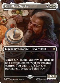 Ori, Plate Stacker (Borderless) (HOC-006) - The Hobbit: Eternal-Legal Foil