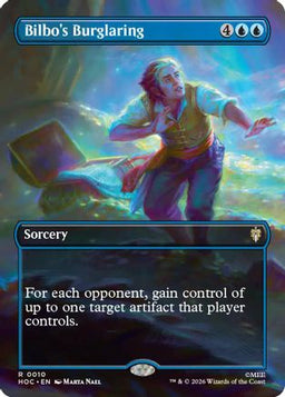 Bilbo's Burglaring (Borderless) (HOC-010) - The Hobbit: Eternal-Legal Foil