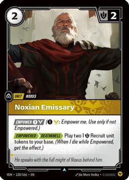 Noxian Emissary (128/166) - Vendetta Foil