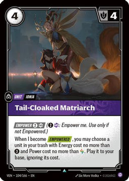 Tail-Cloaked Matriarch (104/166) - Vendetta Foil