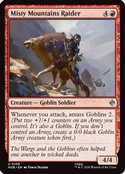 Misty Mountains Raider (HOB-105) - The Hobbit Foil