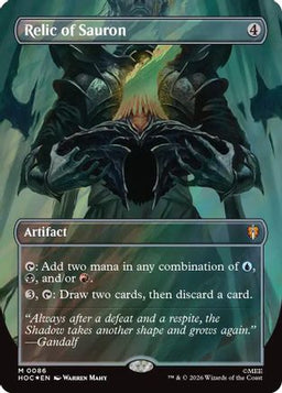 Relic of Sauron (Borderless) (Surge Foil) (HOC-086) - The Hobbit: Eternal-Legal Foil