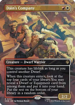 Dain's Company (Borderless) (HOB-212) - The Hobbit Foil