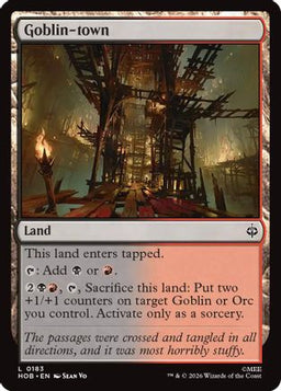 Goblin-town (HOB-183) - The Hobbit Foil