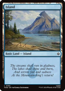 Island (0190) (HOB-190) - The Hobbit Foil
