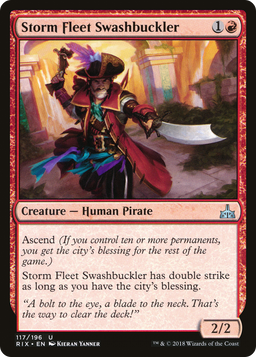 Storm Fleet Swashbuckler (RIX-117) - Rivals of Ixalan Foil
