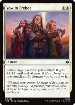 Vow to Erebor (HOB-031) - The Hobbit Foil