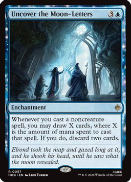 Uncover the Moon-Letters (HOB-057) - The Hobbit Foil