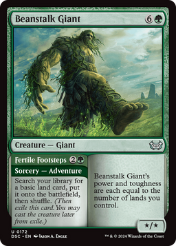 Beanstalk Giant (DSC-172) - Duskmourn: House of Horror Commander