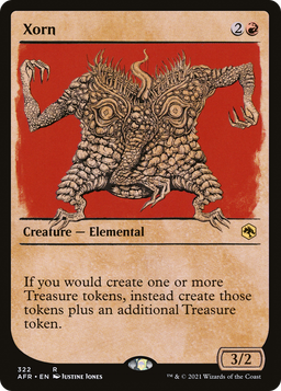 Xorn (Showcase) (AFR-322) - Adventures in the Forgotten Realms: (Showcase) Foil