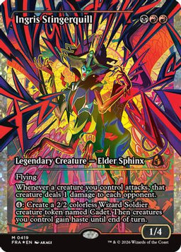 Ingris Stingerquill (Showcase) (Fracture Foil) (0419) (FRA-419) - Reality Fracture Foil
