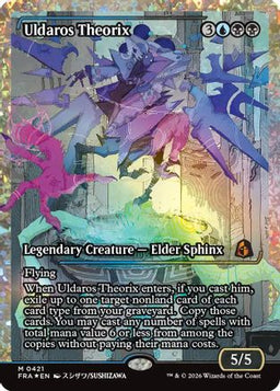 Uldaros Theorix (Showcase) (Fracture Foil) (0421) (FRA-421) - Reality Fracture Foil