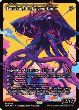 Emrakul, the Exigent Doom (Showcase) (FRA-403) - Reality Fracture Foil
