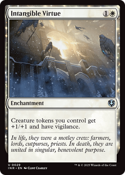 Intangible Virtue (INR-029) - Innistrad Remastered: (enchantment)