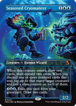 Seasoned Cryomancer (Borderless) (0441) (FRA-441) - Reality Fracture Foil