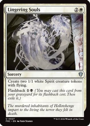 Lingering Souls (FRC-027) - Commander: Reality Fracture
