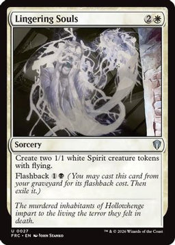 Lingering Souls (FRC-027) - Commander: Reality Fracture