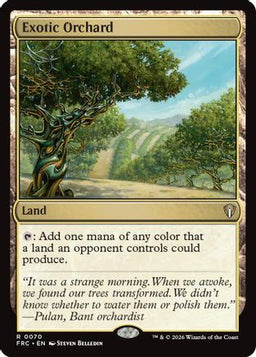 Exotic Orchard (FRC-070) - Commander: Reality Fracture