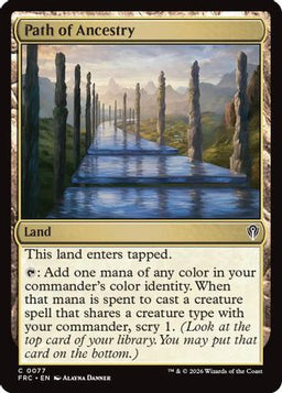 Path of Ancestry (FRC-077) - Commander: Reality Fracture